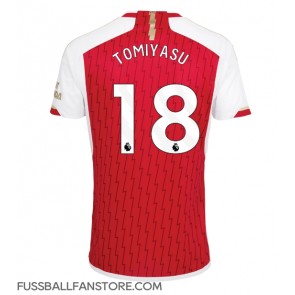 Arsenal Takehiro Tomiyasu #18 Replik Heimtrikot 2023-24 Kurzarm